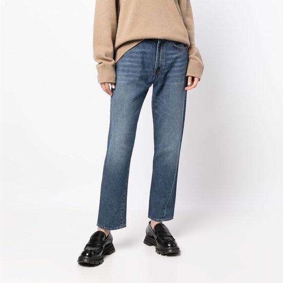 Vince Twisted Seam Relaxed Straight Leg Jeans - Picture 2 of 14